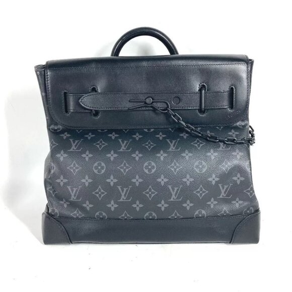 LOUIS VUITTON M44731 MonogramEclipse Steamer PM Bag Hand Bag - Picture 2 of 16